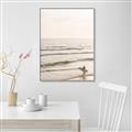 Picture of Surfer on the beach _GroupedProduct_Rectangle_Portrait_Photography _GroupedProduct_Rectangle_Portrait_Canvas_Framed_
