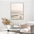 Picture of Surfer on the beach _GroupedProduct_Rectangle_Portrait_Photography _GroupedProduct_Rectangle_Portrait_Canvas_Framed_