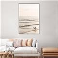 Picture of Surfer on the beach _GroupedProduct_Rectangle_Portrait_Photography _GroupedProduct_Rectangle_Portrait_Canvas_Framed_