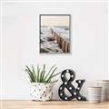 Picture of Rocks wood Sea _GroupedProduct_Rectangle_Portrait_Photography _GroupedProduct_Rectangle_Portrait_Canvas_Framed_