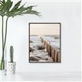 Picture of Rocks wood Sea _GroupedProduct_Rectangle_Portrait_Photography _GroupedProduct_Rectangle_Portrait_Canvas_Framed_