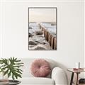 Picture of Rocks wood Sea _GroupedProduct_Rectangle_Portrait_Photography _GroupedProduct_Rectangle_Portrait_Canvas_Framed_