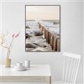 Picture of Rocks wood Sea _GroupedProduct_Rectangle_Portrait_Photography _GroupedProduct_Rectangle_Portrait_Canvas_Framed_