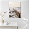 Picture of Rocks wood Sea _GroupedProduct_Rectangle_Portrait_Photography _GroupedProduct_Rectangle_Portrait_Canvas_Framed_