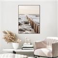 Picture of Rocks wood Sea _GroupedProduct_Rectangle_Portrait_Photography _GroupedProduct_Rectangle_Portrait_Canvas_Framed_