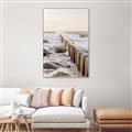 Picture of Rocks wood Sea _GroupedProduct_Rectangle_Portrait_Photography _GroupedProduct_Rectangle_Portrait_Canvas_Framed_