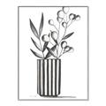 Picture of Striped Vase _GroupedProduct_Rectangle_Portrait_Canvas_Framed_
