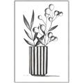 Picture of Striped Vase _GroupedProduct_Rectangle_Portrait_Canvas_Framed_