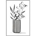 Picture of Striped Vase _GroupedProduct_Rectangle_Portrait_Canvas_Framed_