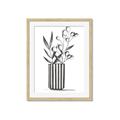 Picture of Striped Vase _GroupedProduct_Rectangle_Portrait_Framed_Matted_