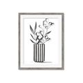 Picture of Striped Vase _GroupedProduct_Rectangle_Portrait_Framed_Matted_