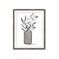 Picture of Striped Vase _GroupedProduct_Rectangle_Portrait_Framed_Matted_