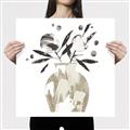Picture of Abstract Florals I _GroupedProduct_Square_Canvas_
