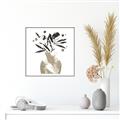 Picture of Abstract Florals II _GroupedProduct_Square_Canvas_Framed_