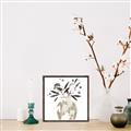 Picture of Abstract Florals I _GroupedProduct_Square_Canvas_Framed_