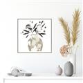 Picture of Abstract Florals I _GroupedProduct_Square_Canvas_Framed_