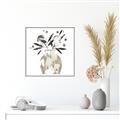 Picture of Abstract Florals I _GroupedProduct_Square_Canvas_Framed_
