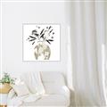 Picture of Abstract Florals I _GroupedProduct_Square_Canvas_Framed_