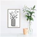 Picture of Striped Vase _GroupedProduct_Rectangle_Portrait_Canvas_Framed_