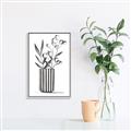 Picture of Striped Vase _GroupedProduct_Rectangle_Portrait_Canvas_Framed_