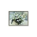 Picture of White Florals _GroupedProduct_Rectangle_Landscape_Canvas_Framed_