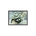 Picture of White Florals _GroupedProduct_Rectangle_Landscape_Canvas_Framed_