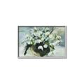 Picture of White Florals _GroupedProduct_Rectangle_Landscape_Canvas_Framed_
