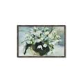 Picture of White Florals _GroupedProduct_Rectangle_Landscape_Canvas_Framed_