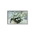 Picture of White Florals _GroupedProduct_Rectangle_Landscape_Canvas_Framed_