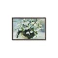 Picture of White Florals _GroupedProduct_Rectangle_Landscape_Canvas_Framed_