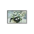 Picture of White Florals _GroupedProduct_Rectangle_Landscape_Canvas_Framed_