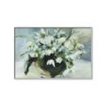 Picture of White Florals _GroupedProduct_Rectangle_Landscape_Canvas_Framed_
