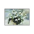 Picture of White Florals _GroupedProduct_Rectangle_Landscape_Canvas_Framed_