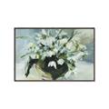 Picture of White Florals _GroupedProduct_Rectangle_Landscape_Canvas_Framed_