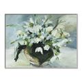 Picture of White Florals _GroupedProduct_Rectangle_Landscape_Canvas_Framed_