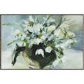 Picture of White Florals _GroupedProduct_Rectangle_Landscape_Canvas_Framed_