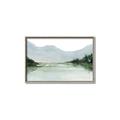 Picture of Watercolour Mountain  _GroupedProduct_Rectangle_Landscape_Canvas_Framed_