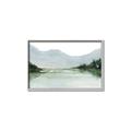 Picture of Watercolour Mountain  _GroupedProduct_Rectangle_Landscape_Canvas_Framed_