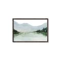 Picture of Watercolour Mountain  _GroupedProduct_Rectangle_Landscape_Canvas_Framed_