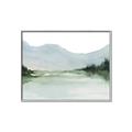 Picture of Watercolour Mountain  _GroupedProduct_Rectangle_Landscape_Canvas_Framed_