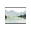 Picture of Watercolour Mountain  _GroupedProduct_Rectangle_Landscape_Canvas_Framed_