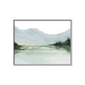 Picture of Watercolour Mountain  _GroupedProduct_Rectangle_Landscape_Canvas_Framed_