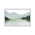 Picture of Watercolour Mountain  _GroupedProduct_Rectangle_Landscape_Canvas_Framed_