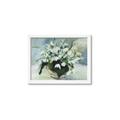 Picture of White Florals _GroupedProduct_Rectangle_Landscape_Framed_Matted_