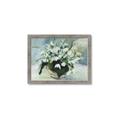 Picture of White Florals _GroupedProduct_Rectangle_Landscape_Framed_Matted_