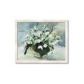 Picture of White Florals _GroupedProduct_Rectangle_Landscape_Framed_Matted_