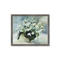 Picture of White Florals _GroupedProduct_Rectangle_Landscape_Framed_Matted_