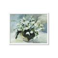 Picture of White Florals _GroupedProduct_Rectangle_Landscape_Framed_Matted_
