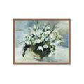 Picture of White Florals _GroupedProduct_Rectangle_Landscape_Framed_Matted_