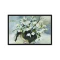 Picture of White Florals _GroupedProduct_Rectangle_Landscape_Framed_Matted_